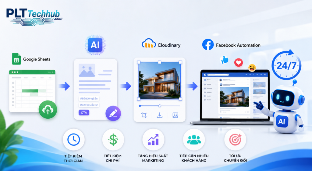 Bùng Nổ Marketing Facebook Với n8n & AI: Tự Động Đăng Bài Group 24/7, Tiết Kiệm Chi Phí Cho Doanh Nghiệp